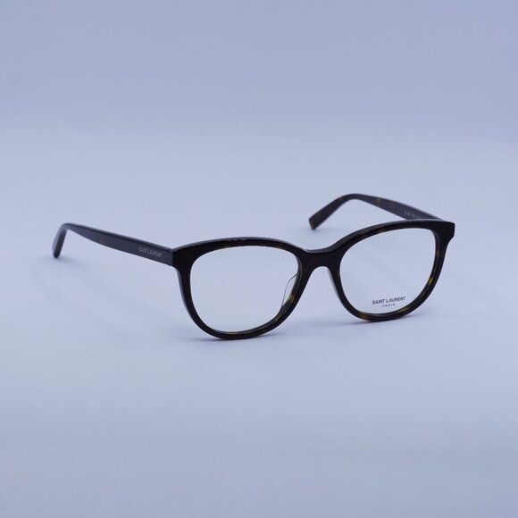 Saint Laurent Accessories - Saint Laurent SL504 002 Eyeglasses Havana 53mm Cat Eye Frame